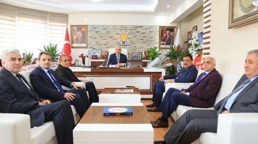 Başkan G&uuml;rkan&rsquo;dan, Kahtalı&rsquo;ya Hayırlı Olsun Ziyareti