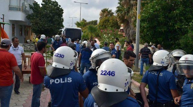 Hatay’da İzinsiz Gösteriye Polis Müdahalesi