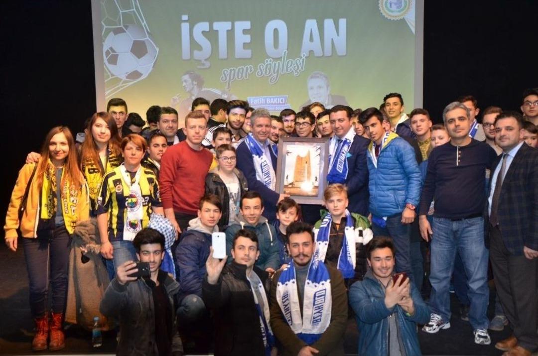 İlhan Mansız İle Erdoğan Arıkan Boz&uuml;y&uuml;k&rsquo;te Sporseverle Buluştu