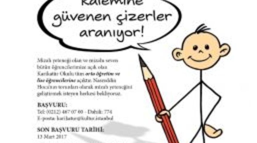 İbb K&uuml;lt&uuml;r Aş Karikat&uuml;r Okulu Kuruyor