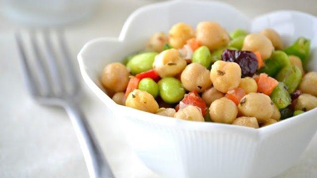 Nohutlu Soya Fasulyesi Salatası