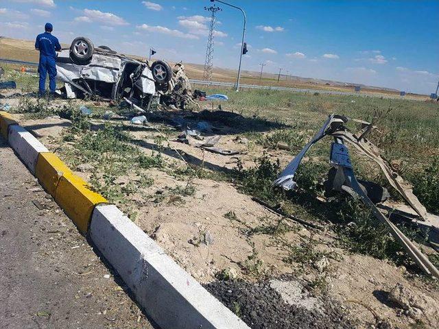 Konya’da Otomobil Takla Attı: 1 Ölü, 7 Yaralı