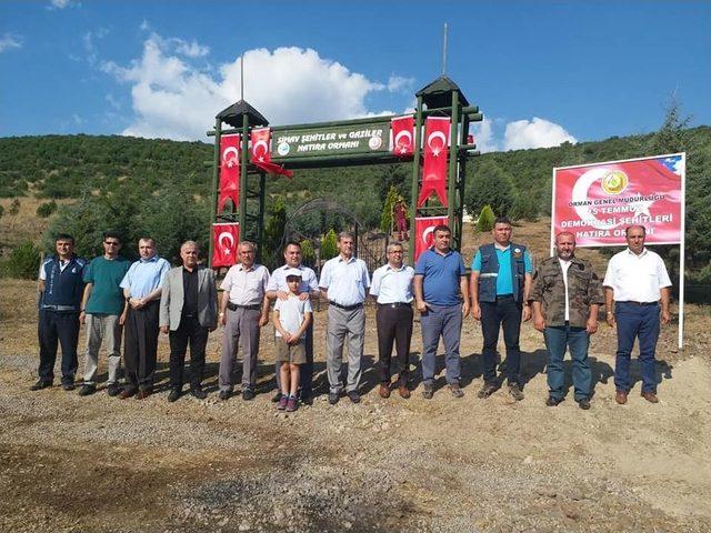 15 Temmuz Şehitleri Ve Gazileri Anısına Fidan 1
