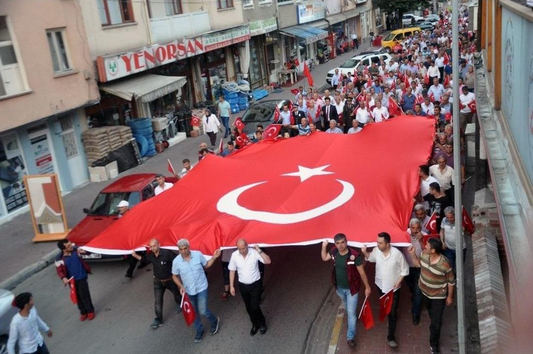Yenice&rsquo;de &rsquo;milli Birlik Y&uuml;r&uuml;y&uuml;ş&uuml;&rsquo; Yapıldı