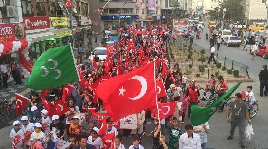 Sungurlu&rsquo;da "milli Birlik" Y&uuml;r&uuml;y&uuml;ş&uuml; D&uuml;zenlendi