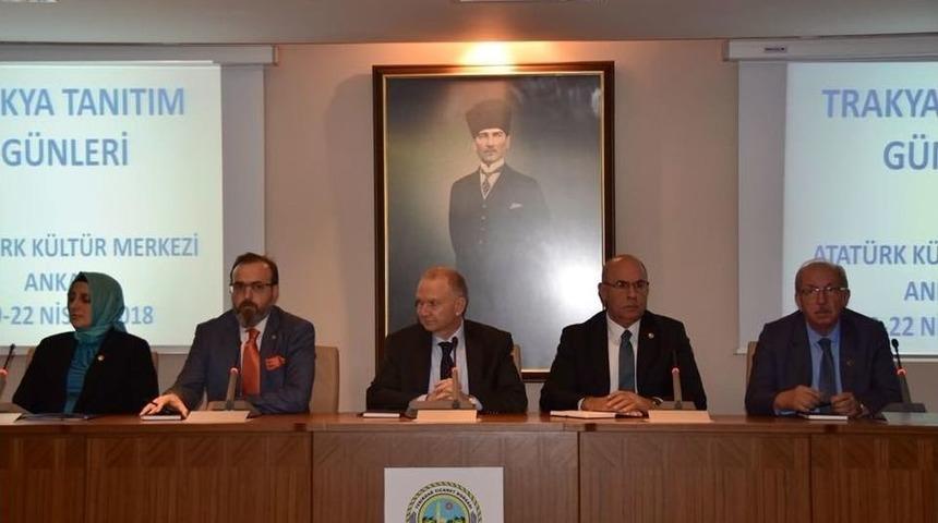 Trakya Tanıtım G&uuml;nleri&rsquo;nin Hazırlık Toplantısı Yapıldı
