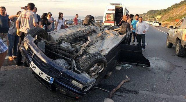 Alaplı’da Trafik Kazası: 5 Yaralı