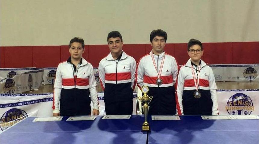 Gaziantep&rsquo;teki Masa Tenisi İl Birinciliğinde Sanko Damgası