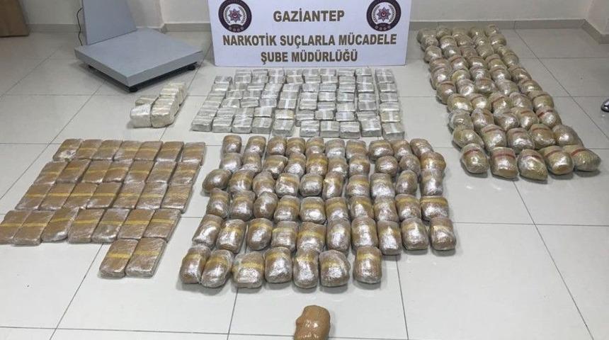 Gaziantep&rsquo;te 150 Kilo Eroin Ele Ge&ccedil;irildi