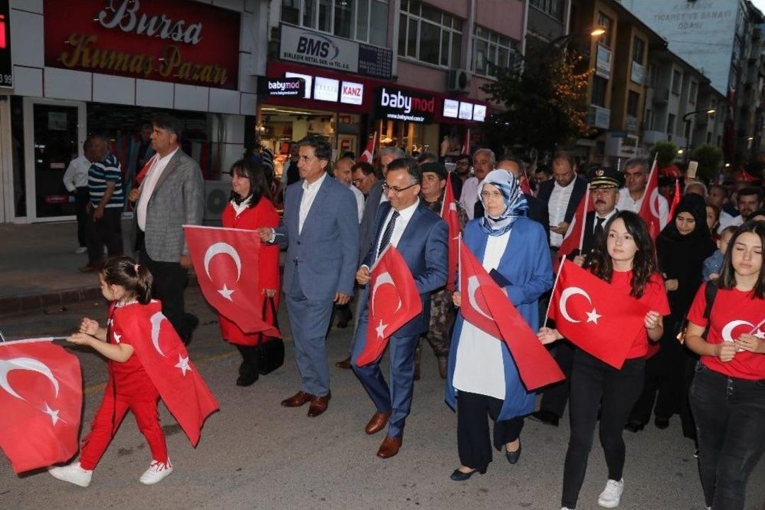 Karab&uuml;k&rsquo;te 15 Temmuz Demokrasi Ve Milli Birlik G&uuml;n&uuml; Y&uuml;r&uuml;y&uuml;ş&uuml;