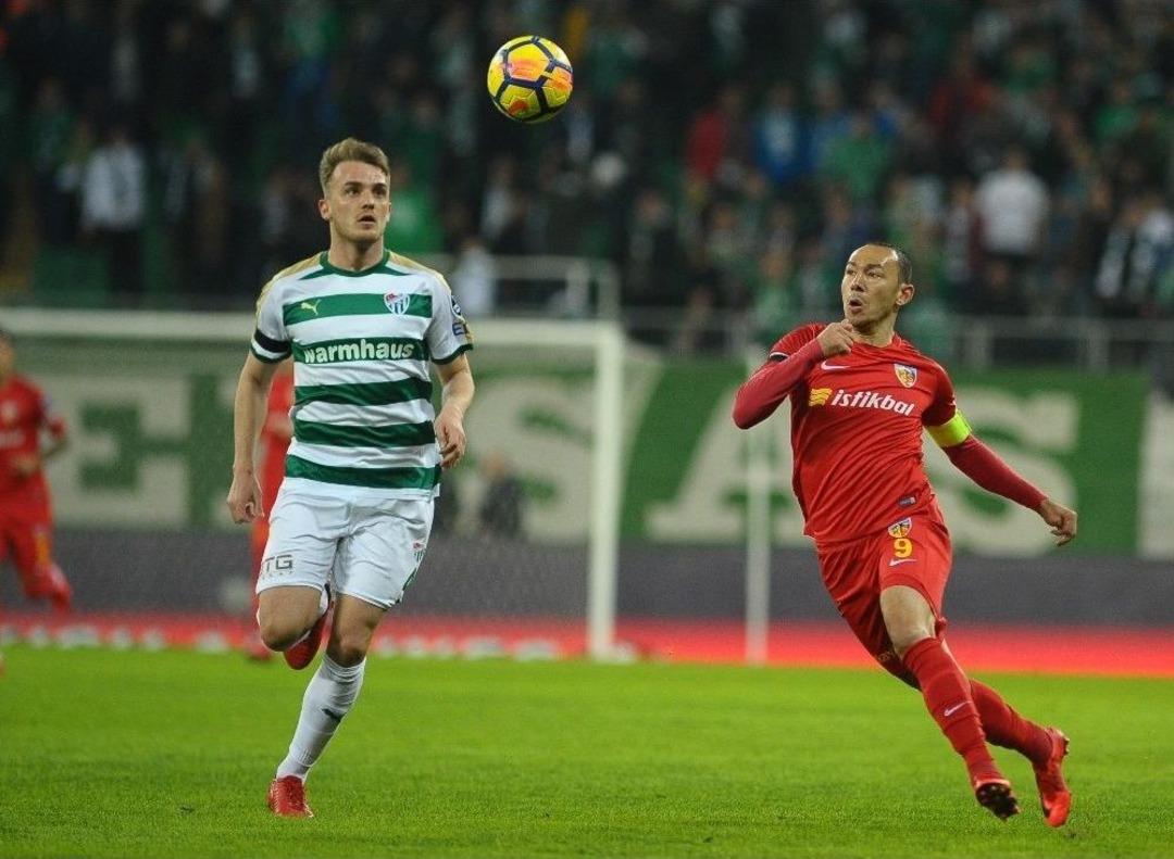 Spor Toto S&uuml;per Lig: Bursaspor: - Kayserispor: (ilk Yarı)