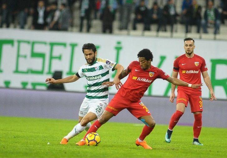 Spor Toto Süper Lig: Bursaspor: - Kayserispor: (ilk Yarı) G2