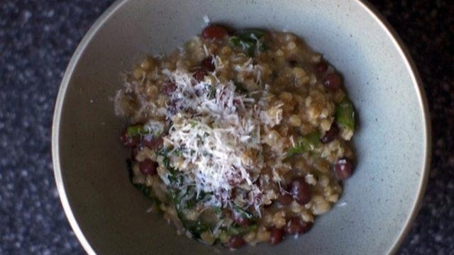 Fasulyeli Arpa Risotto