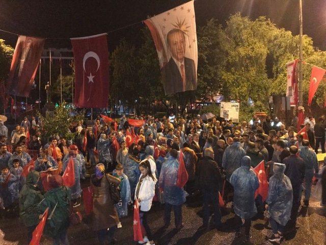 Ardahan’da Demokrasi Nöbeti Ve Milli Birlik Yürüyüşü