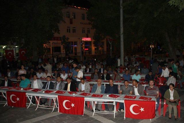 Malazgirt’te 15 Temmuz Şehitlerini Anma, Demokrasi Ve Milli Birlik Günü