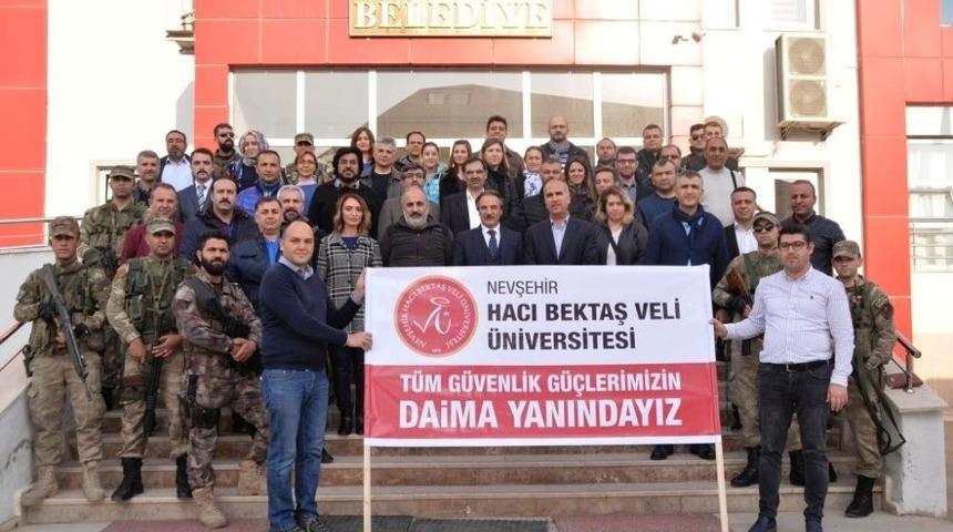 Nevşehir Hacı Bektaş Veli &Uuml;niversitesinden Suriye Sınırındaki Mehmet&ccedil;iğe Destek