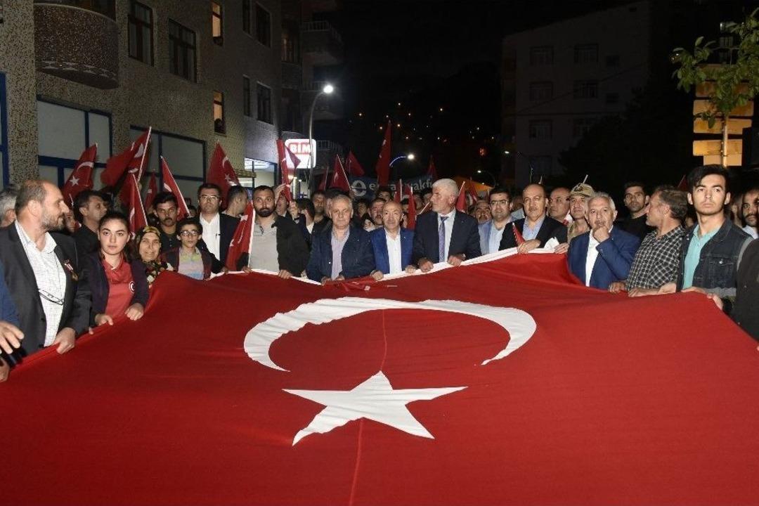 G&uuml;m&uuml;şhane&rsquo;de 15 Temmuz Anma Programı