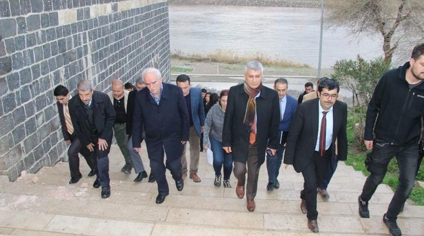 Cizre M&uuml;zesinde Yapılacak Alanda İnceleme Yapıldı