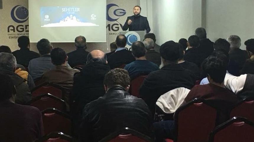 Agd Şehitler Gecesi D&uuml;zenledi