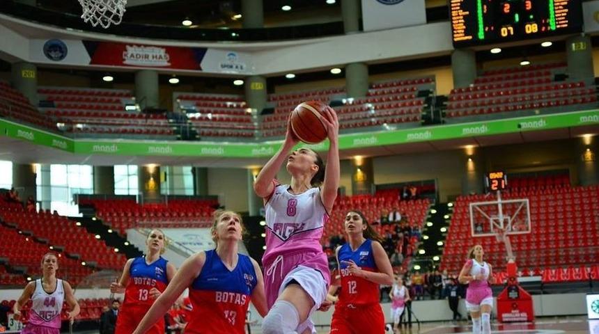 Bilyoner.com T&uuml;rkiye Kadınlar Basketbol S&uuml;per Ligi: Ag&uuml;: 66 - Botaş: 76