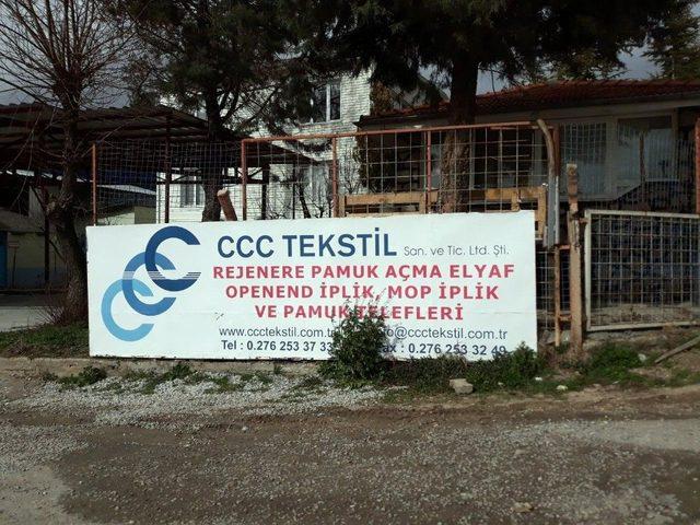 Uşak’ta Aynı Fabrika 6 Yılda Üçüncü Kez Yandı