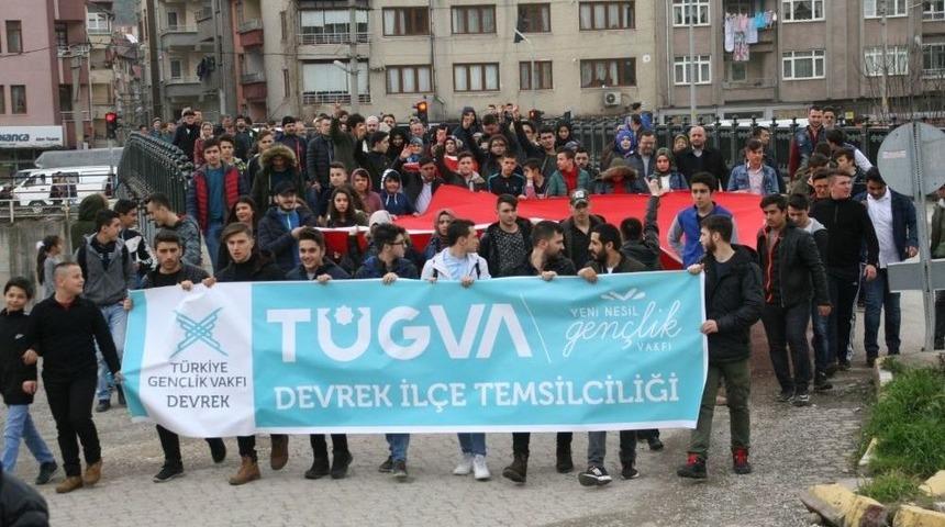 Devrekli Gen&ccedil;lerden Afrin&rsquo;e Destek Y&uuml;r&uuml;y&uuml;ş&uuml;