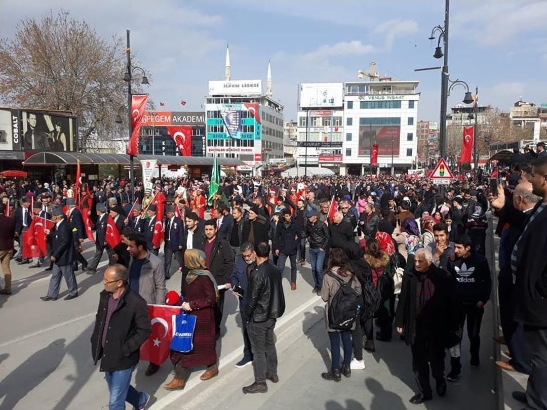 Malatya&rsquo;da Mehmet&ccedil;iğe Destek Y&uuml;r&uuml;y&uuml;ş&uuml;