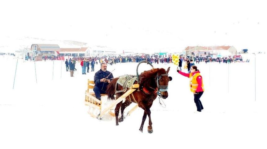 Kahramanmaraş&rsquo;ta 2&rsquo;inci Ahir Dağı Atlı Kızak T&uuml;rkiye Şampiyonası Kıran Kırana Ge&ccedil;ti