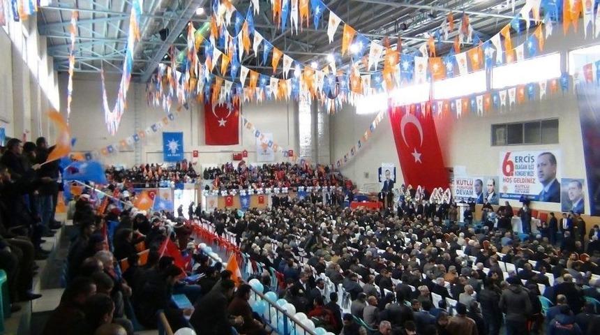 Ak Parti Erciş İl&ccedil;e Başkanlığı G&ouml;revine Yeniden Adnan Aydın Se&ccedil;ildi