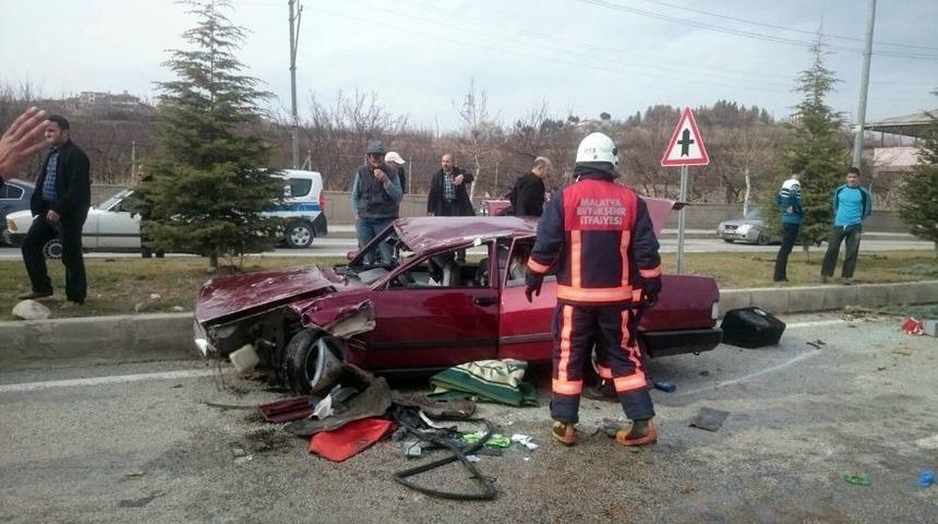 Malatya&rsquo;da Kaza: 4 Yaralı