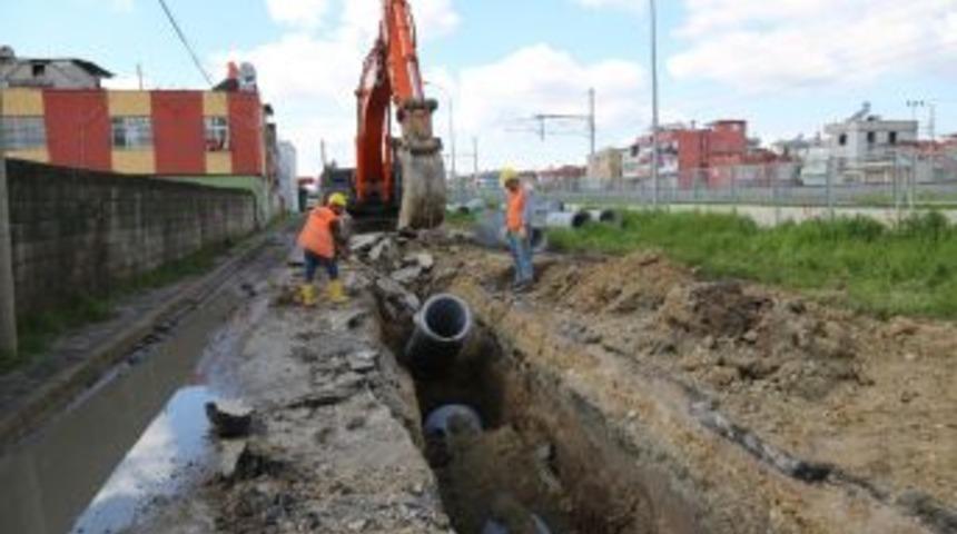 Aski&rsquo;de Fevzipaşa&rsquo;ya Yağmur Suyu Hattı Projesi