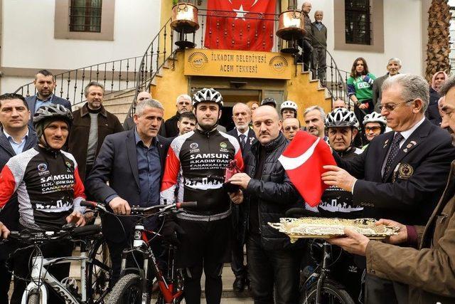 Şehitler İçin Pedala Bastılar