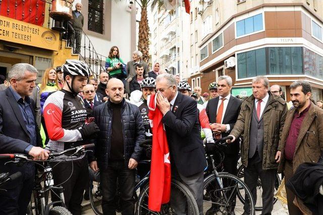 Şehitler İçin Pedala Bastılar