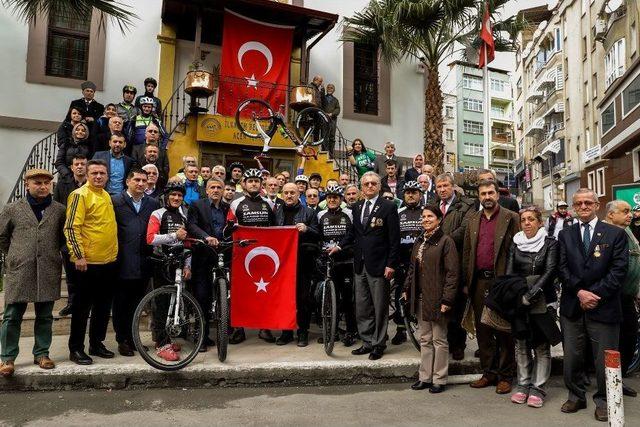 Şehitler İçin Pedala Bastılar