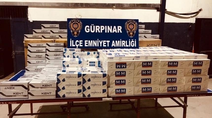 Van&rsquo;da 12 Bin 700 Paket Ka&ccedil;ak Sigara Ele Ge&ccedil;irildi