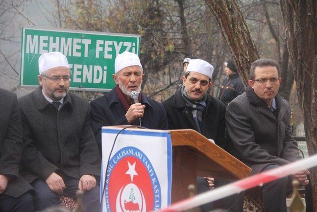 Mehmet Feyzi Efendi, Kabri Başında Anıldı