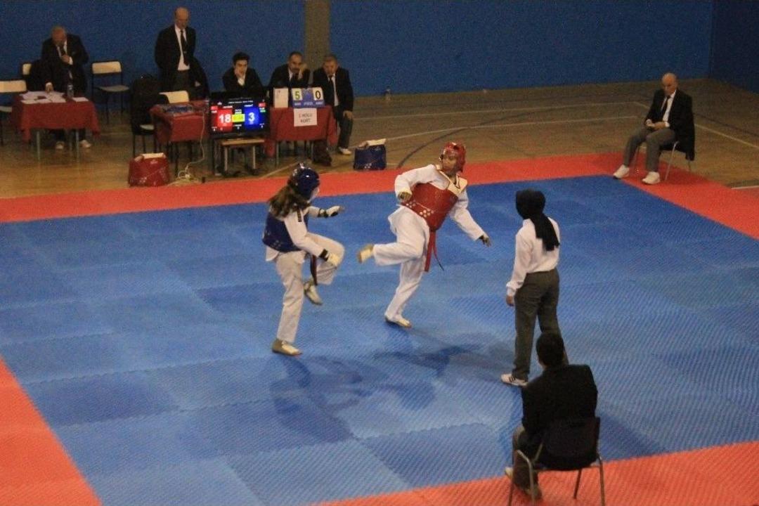 Taekwondo B&ouml;lge Ma&ccedil;ı Yapıldı