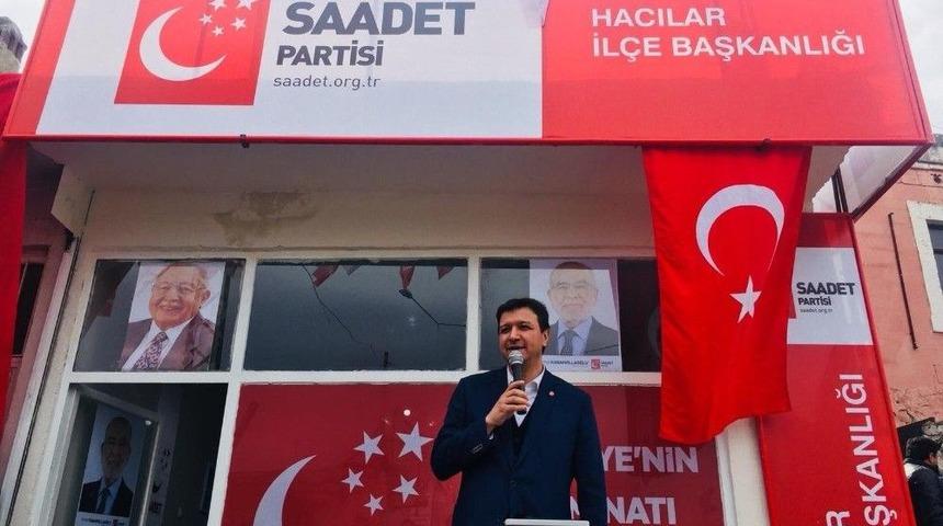 Arıkan, Sp Hacılar İl&ccedil;e Teşkilatı&rsquo;nın A&ccedil;ılışına Katıldı