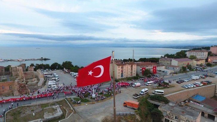 Sinop’ta 15 Temmuz Milli Birlik Ve Beraberlik Yürüyüşü G1