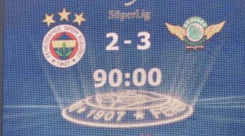 Fenerbah&ccedil;e &Uuml;st &Uuml;ste İkinci Kez Kaybetti