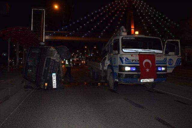 Malatya’da Kaza: 1 Yaralı