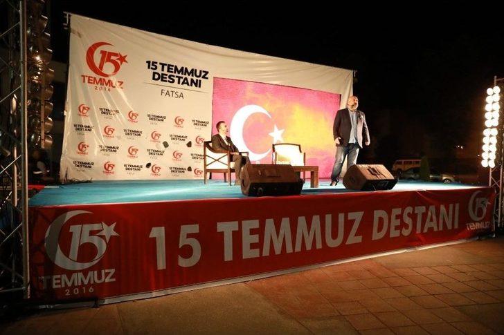 Fatsa’da 15 Temmuz Demokrasi Nöbeti G4