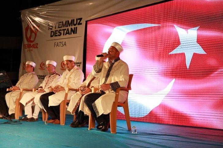 Fatsa’da 15 Temmuz Demokrasi Nöbeti G5