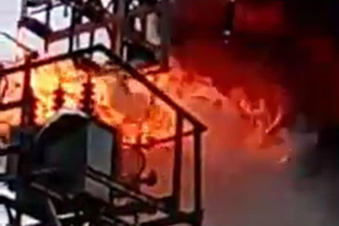 Tokat&rsquo;ta Fırtına Trafoda Patlamaya Neden Oldu