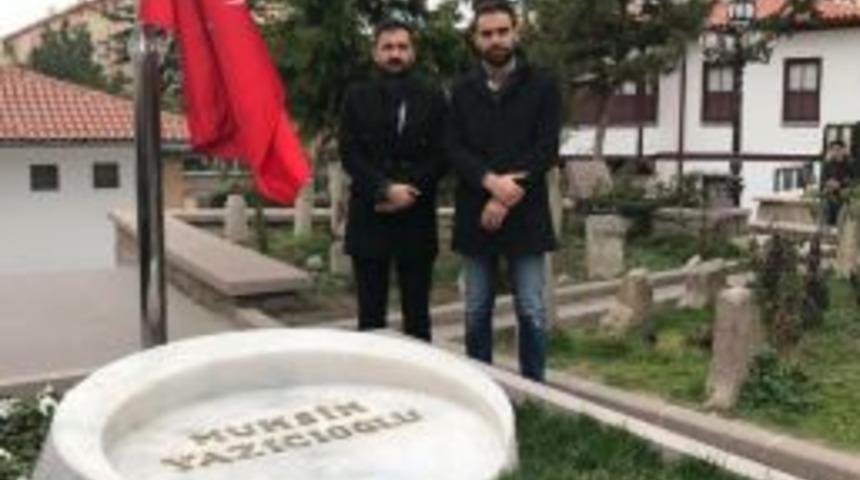 Ak Parti Odunpazarı Gen&ccedil;lik Kolları Başkanlarından Merhum Yazıcıoğlu&rsquo;nun Kabrini Ziyaret