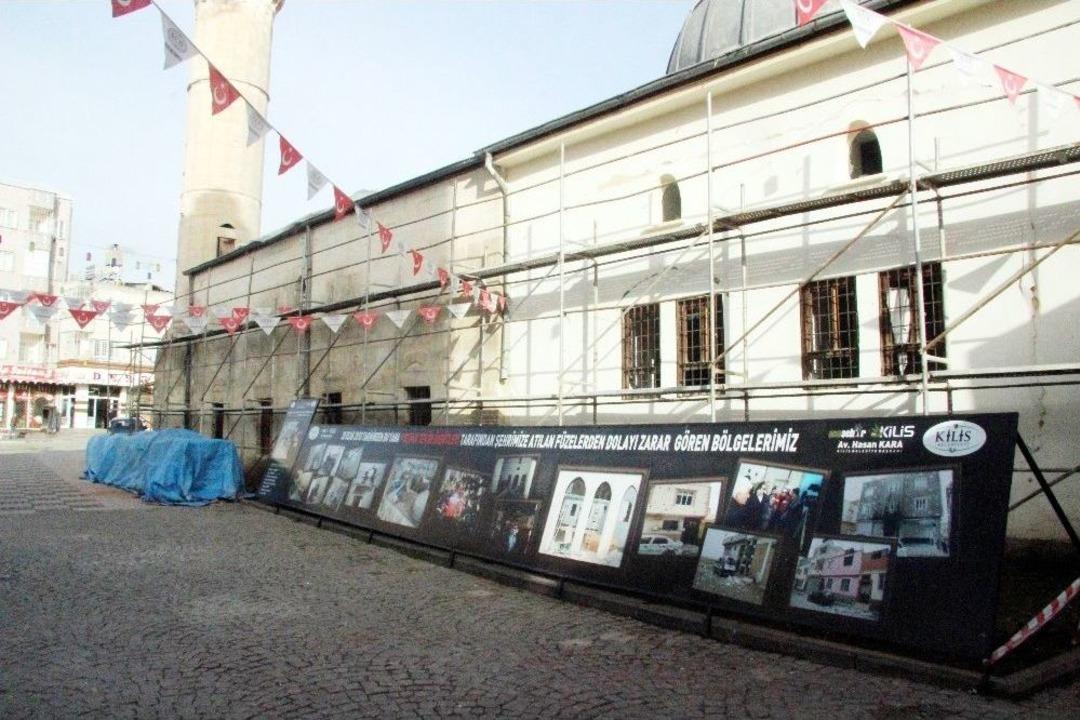 Roketin İsabet Ettiği &Ccedil;alık Camii&rsquo;de Restorasyon Başladı