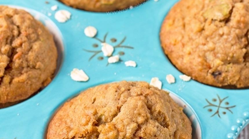 Havuçlu Elmalı Yulaflı Mini Kekler