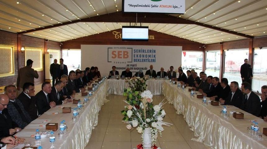Samsun&rsquo;da "şehirlerin Ekonomik Beklentileri" Toplantısı