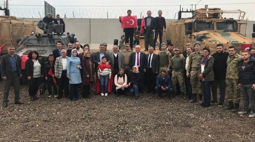 Ereğli Heyetinden Zeytin Dalı Harekatı&rsquo;na Katılan Askerlere Moral Ziyareti