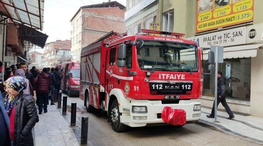 D&uuml;zce&rsquo;de Korkutan Yangın